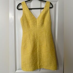 Lilly Pulitzer pineapple print yellow dress